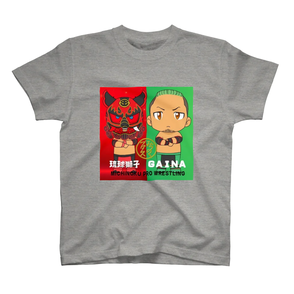 みちのくプロレス　MICHINOKU PRO-WRESTLINGのGAINA　イラストTシャツ Regular Fit T-Shirt