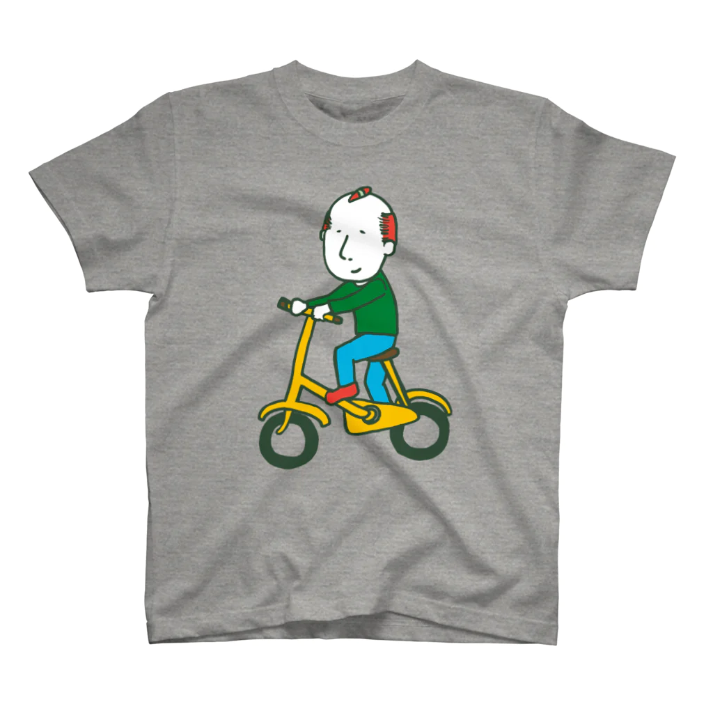 Oedo CollectionのBicycle Boy／濃色Tシャツ スタンダードTシャツ