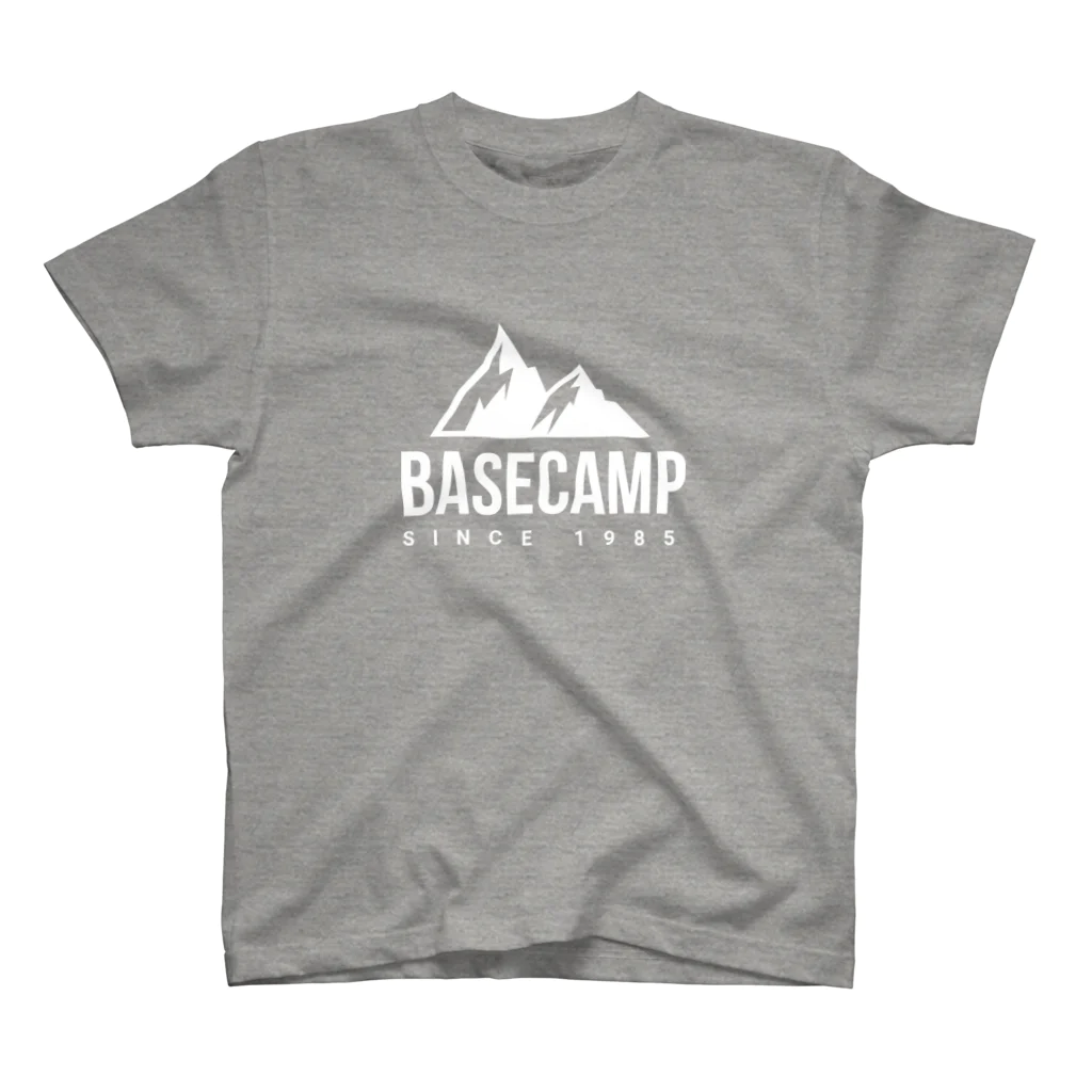 BASE-CAMPのBASE MOUNTAIN 03 WHITE スタンダードTシャツ