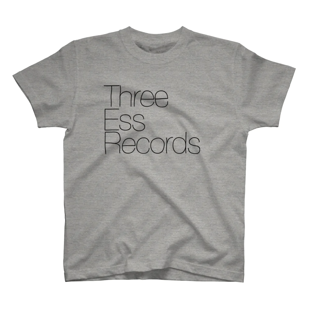 Three Ess RecordsのThree Ess Records "Name" スタンダードTシャツ
