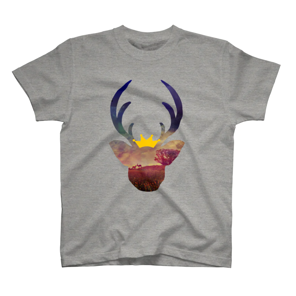 アラカキアイ＠ACIDMANｱｰﾄ展の鹿さん Regular Fit T-Shirt