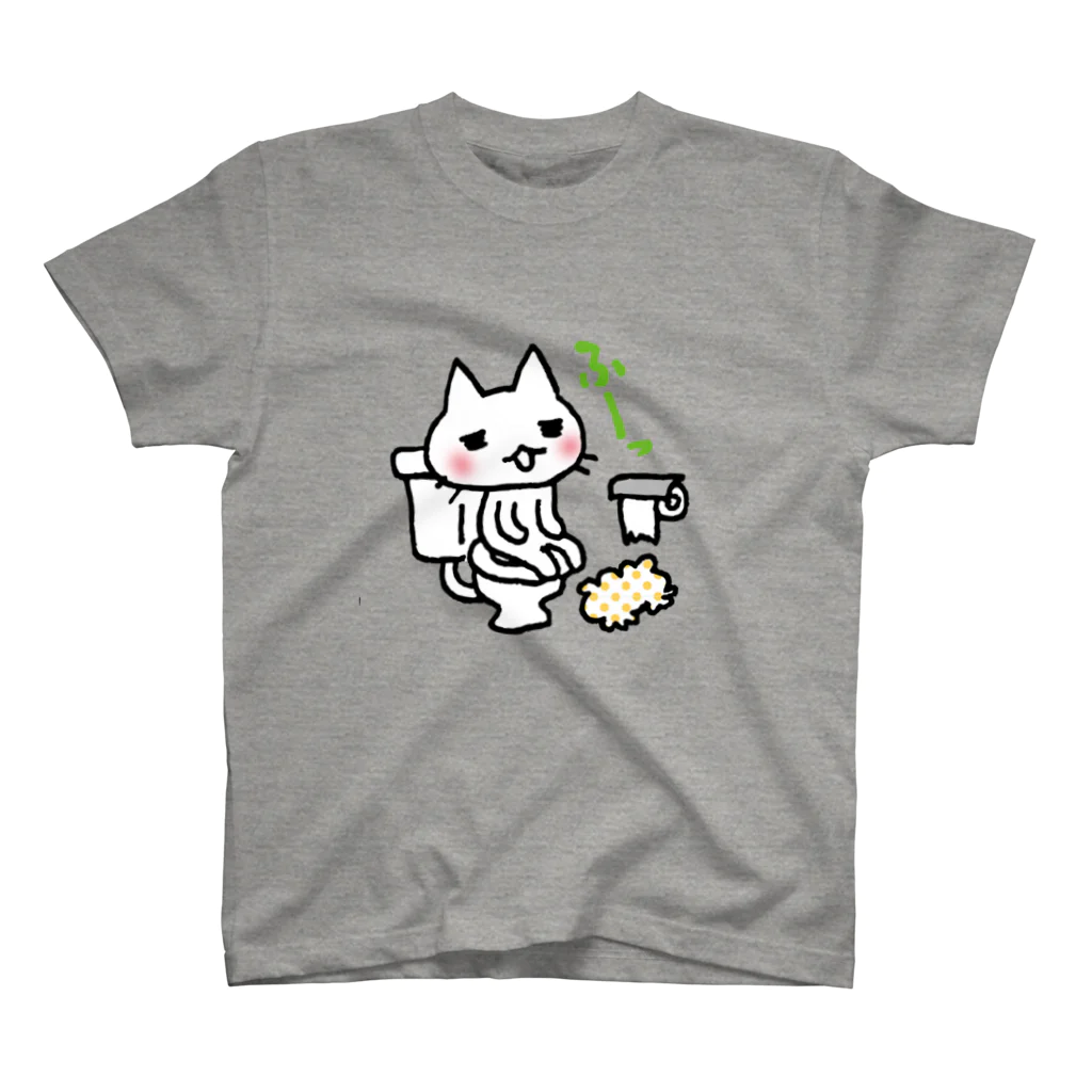 meganeokaのトイレなネコ Regular Fit T-Shirt