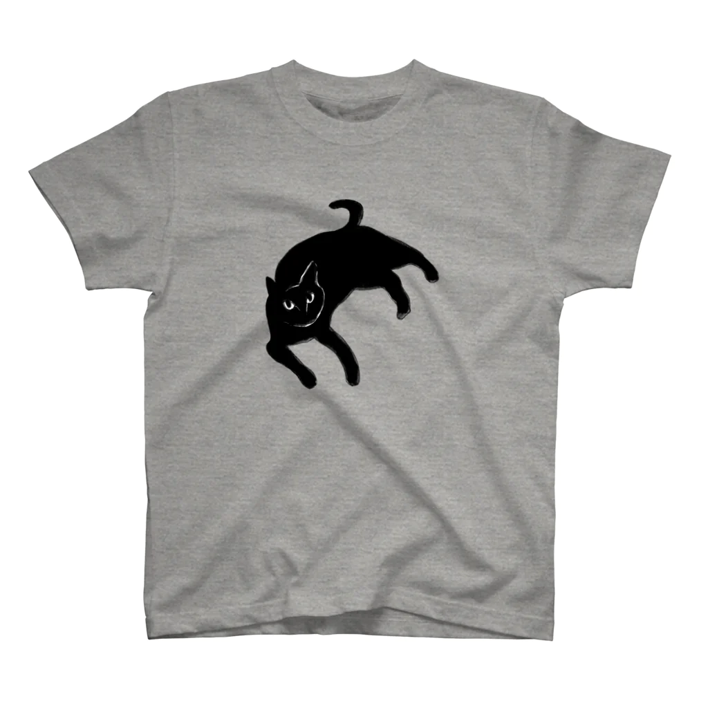キムラトモミの黒猫さん スタンダードTシャツ