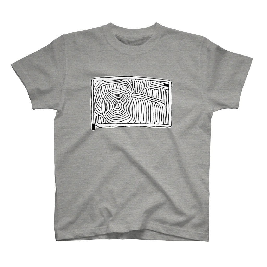 柴犬CHIROの迷路 Regular Fit T-Shirt