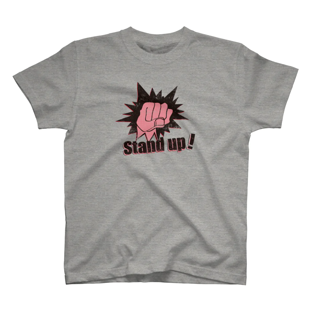 Easy LeeのSTAND UP! スタンダードTシャツ