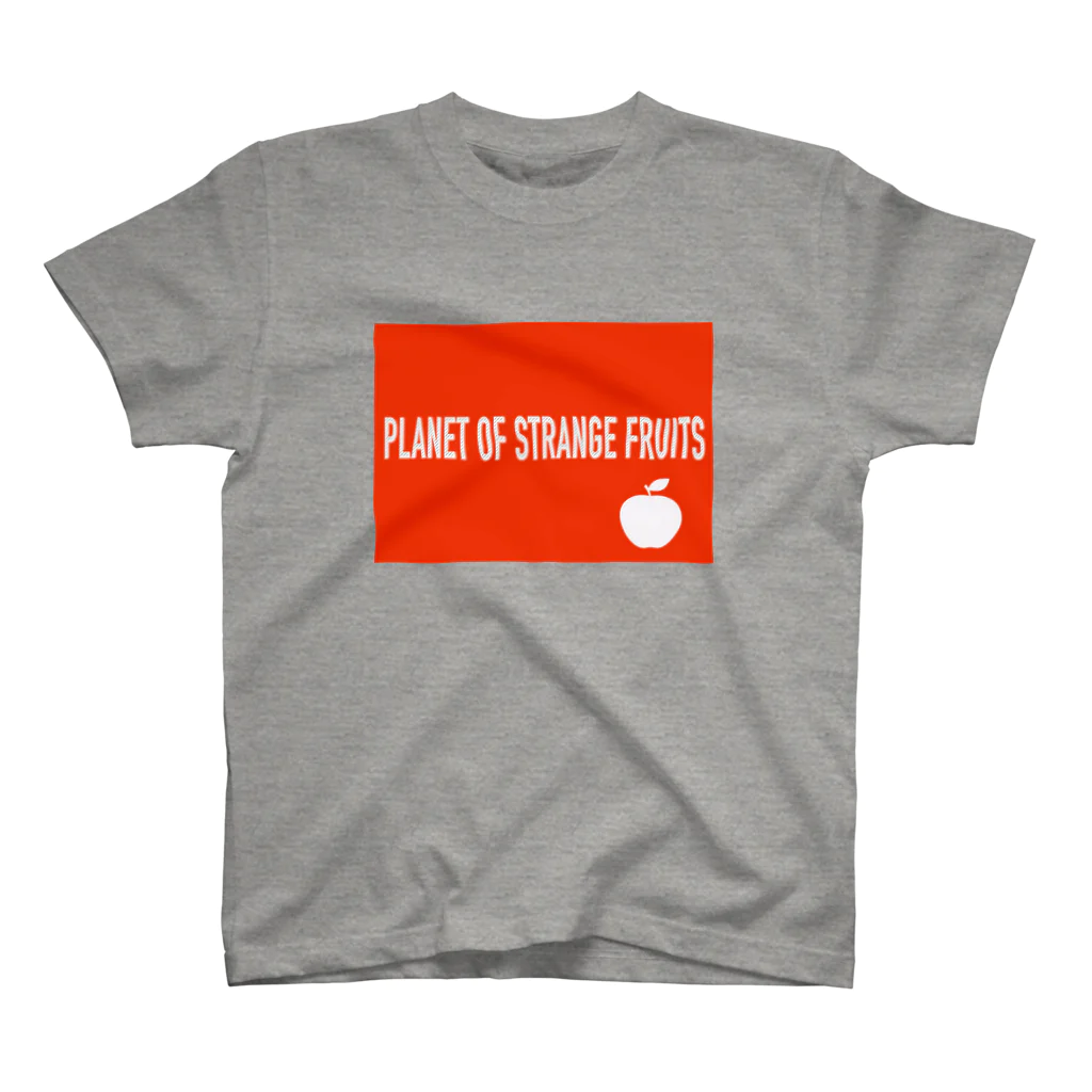 Bye-bye OrdinaryのPlanet of strange fruits ロゴ２ スタンダードTシャツ