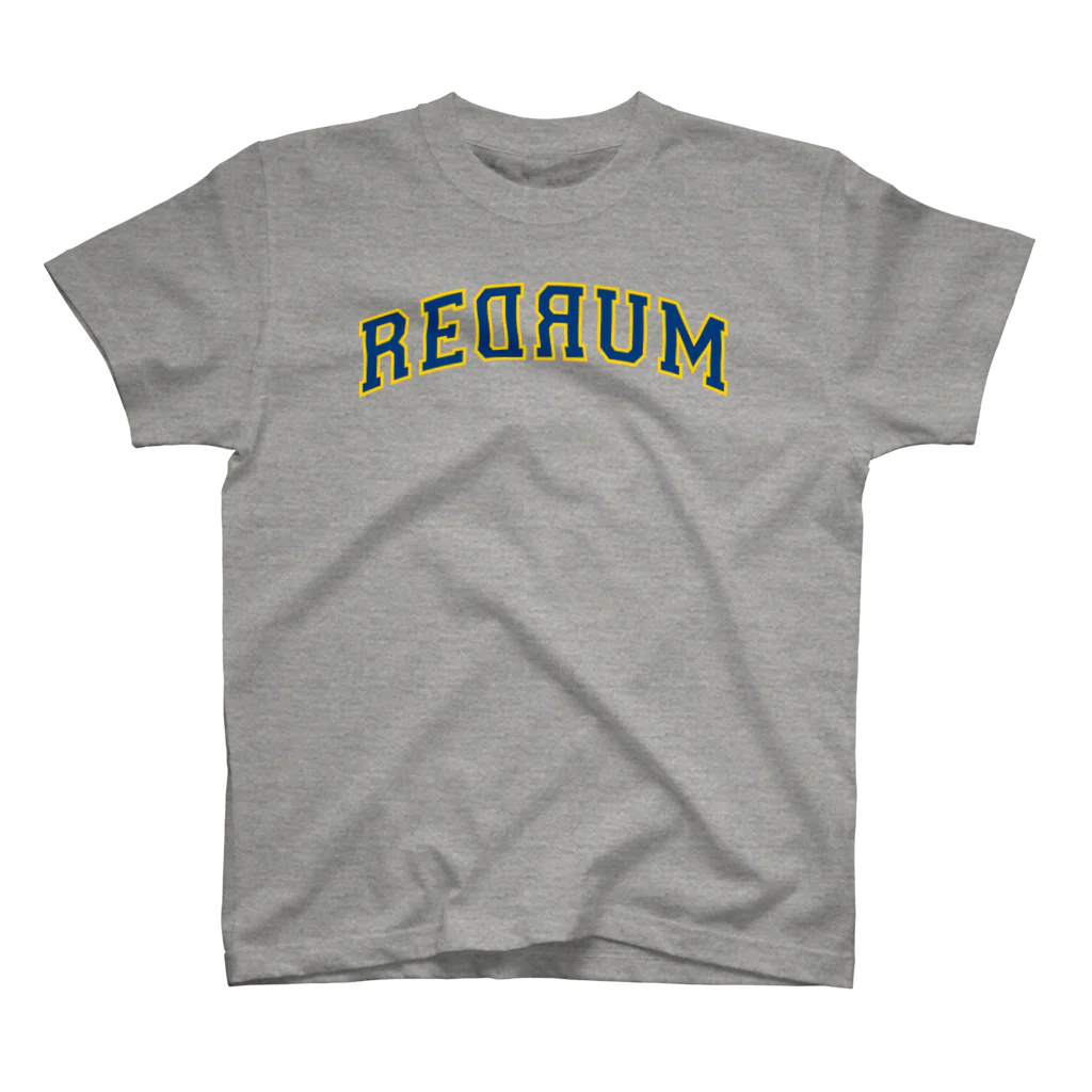 shoppのREDRUM 灰×紺 Regular Fit T-Shirt