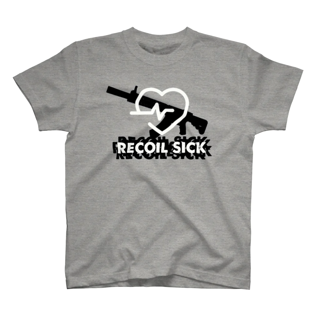 対戦ヘリ梅田のrecoilsick白 スタンダードTシャツ