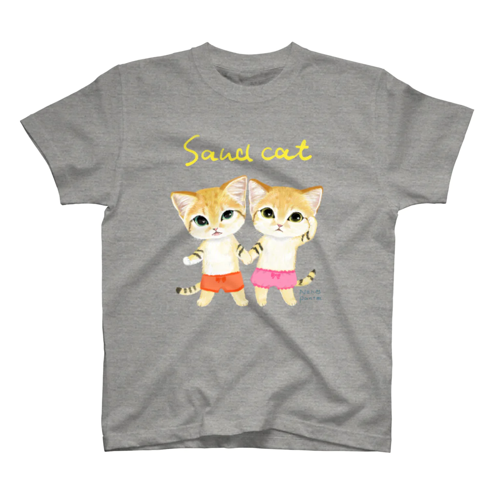 ねこぱんつのスナネコぱんつ スタンダードTシャツ