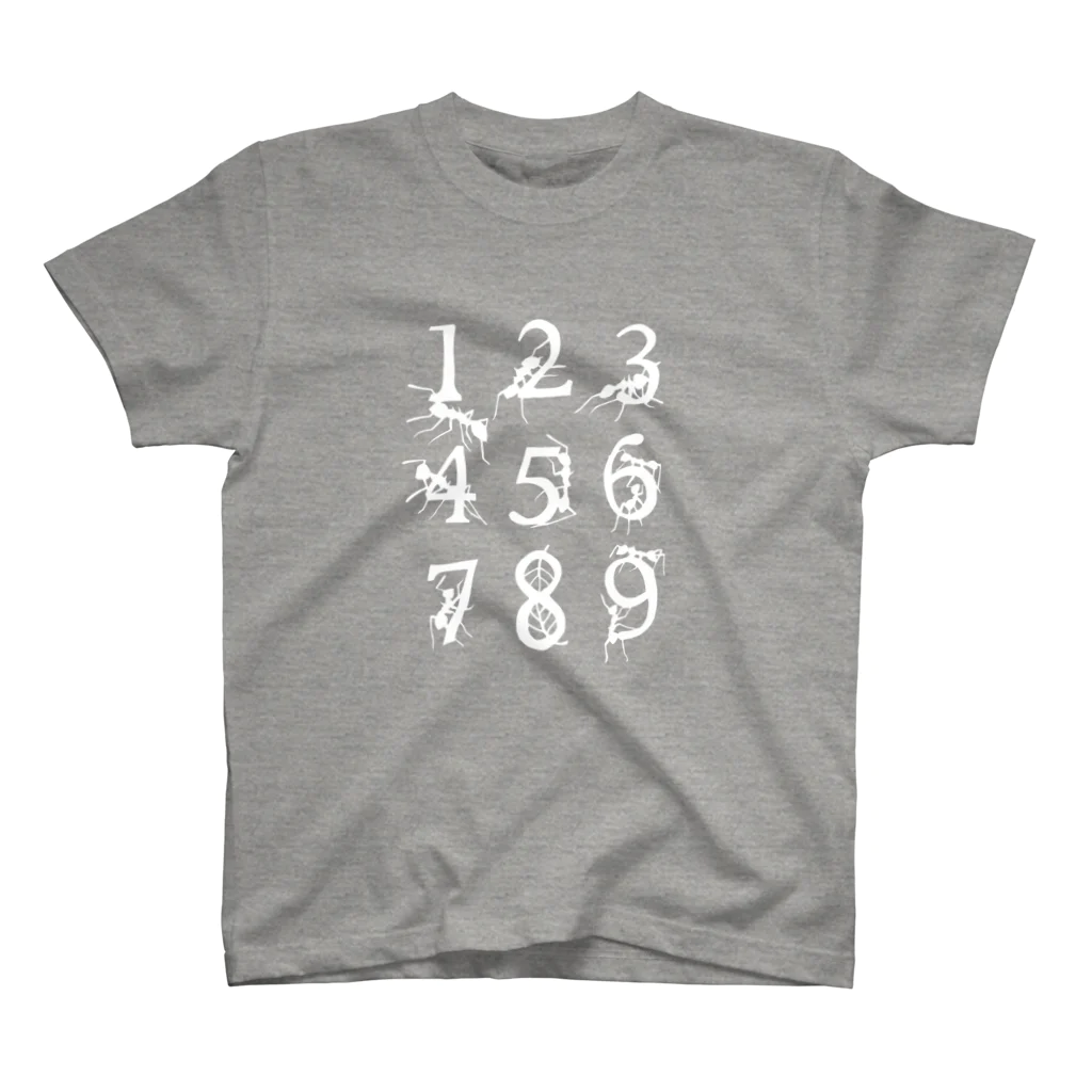 まいこふの数字アリ（白インク） スタンダードTシャツ