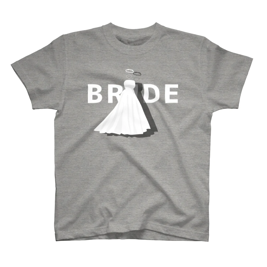 ペアTシャツ屋のシバヤさんのペア(BRIDE)ドレス_白_FW Regular Fit T-Shirt