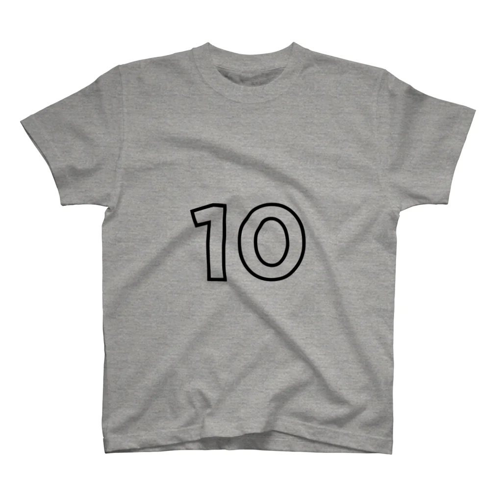 ふしめTシャツの10歳のふしめ (Black) Regular Fit T-Shirt