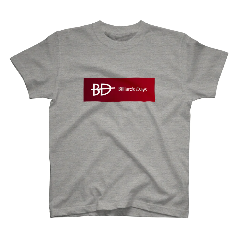 Billiards Days （ビリヤード・デイズ）のBD赤ロゴT スタンダードTシャツ