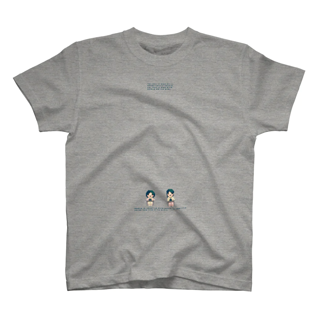 勝山デザインSHOPジャパンの「テレグラキ」ドットデザイン スタンダードTシャツ