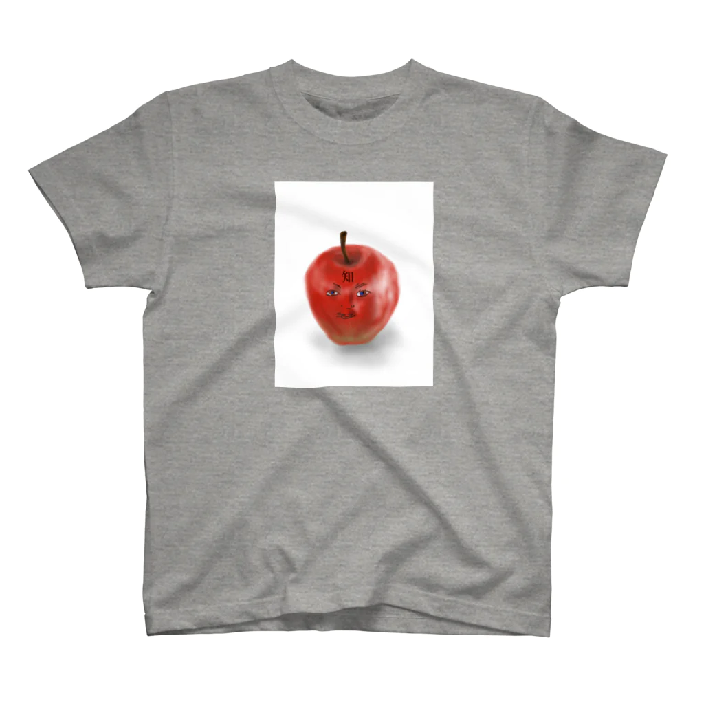 yuccoloの知識の実・りんごさん Regular Fit T-Shirt