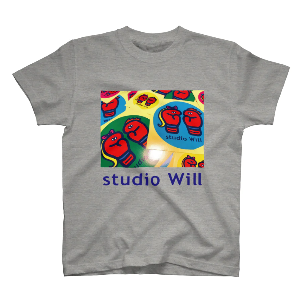 総合格闘技・フィットネス studio Willの studio Will×INGRID カラフルオリジナルTシャツ_B Regular Fit T-Shirt