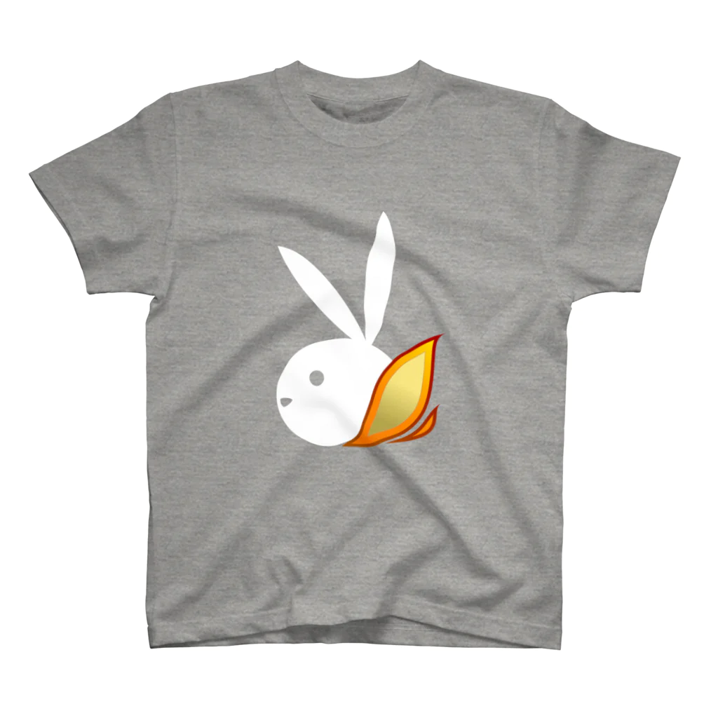 しらきのおみせ【SUZURI店】のFire Rabbit スタンダードTシャツ