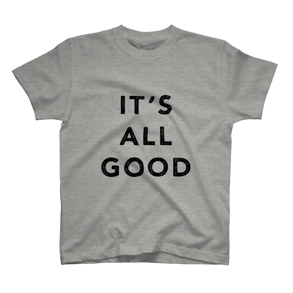 wanderingmanのIT'S ALL GOOD GRAY Regular Fit T-Shirt