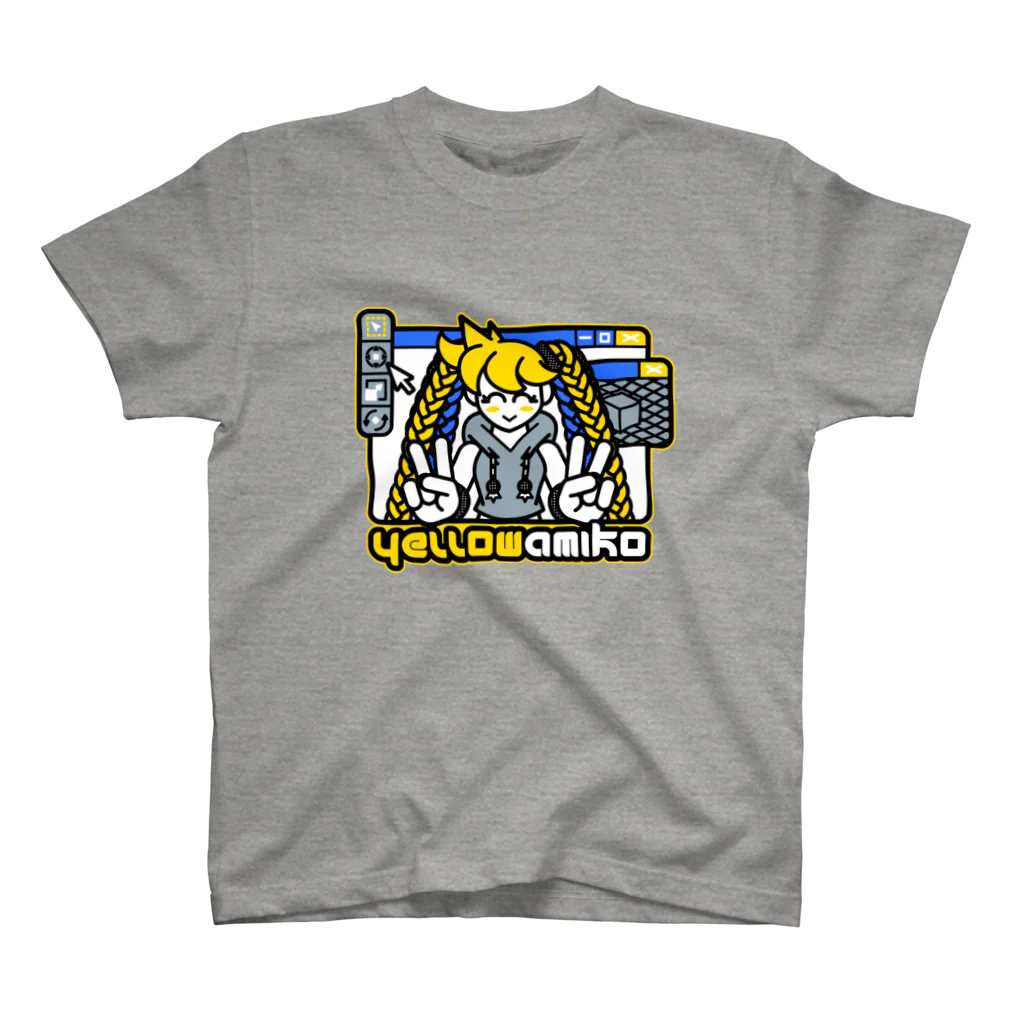 yellowAMIKO / studio gorillaSTARのAMIKO 3DCG【RickyWillデザイン】 スタンダードTシャツ