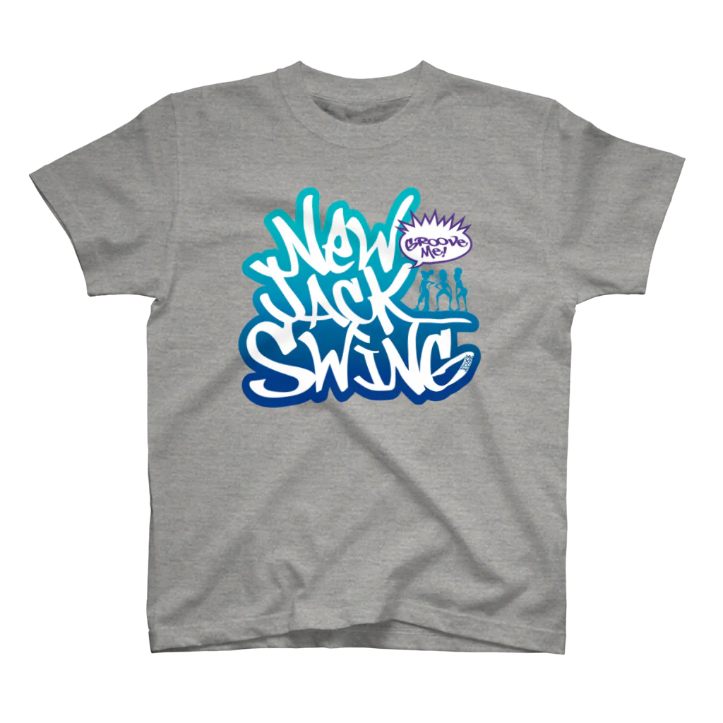 FOXY COLORSのNew Jack Swing blue  Regular Fit T-Shirt