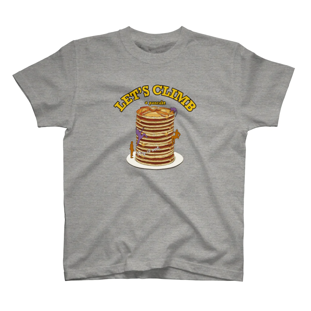 HIGEQLOのClimbing pancake スタンダードTシャツ