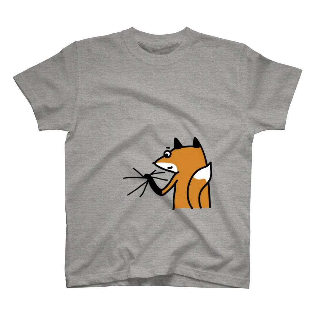 PokuStarの狐につままれる スタンダードTシャツ