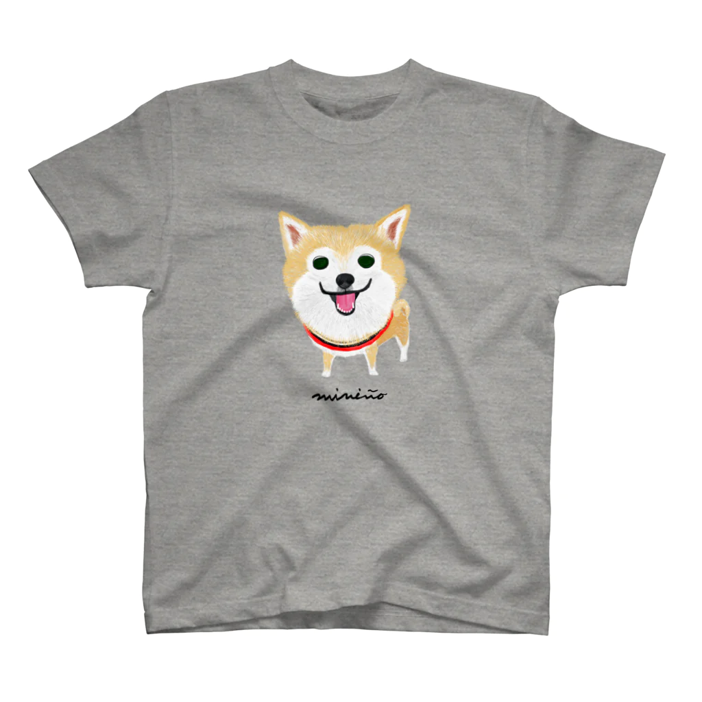 miniño（ミニーニョ）の柴犬 Regular Fit T-Shirt