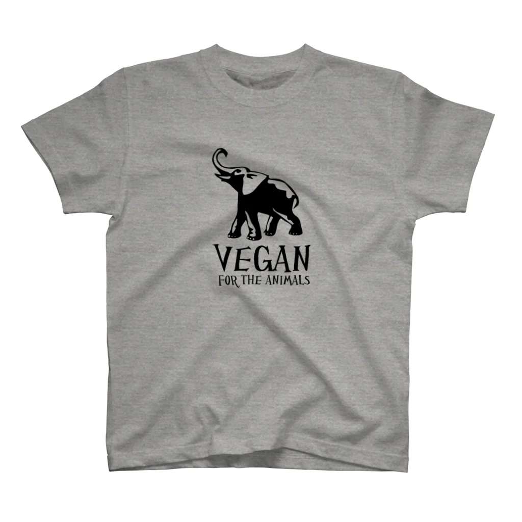 VEGAN SHOP FREEのVEGAN FOR THE ANIMALS スタンダードTシャツ