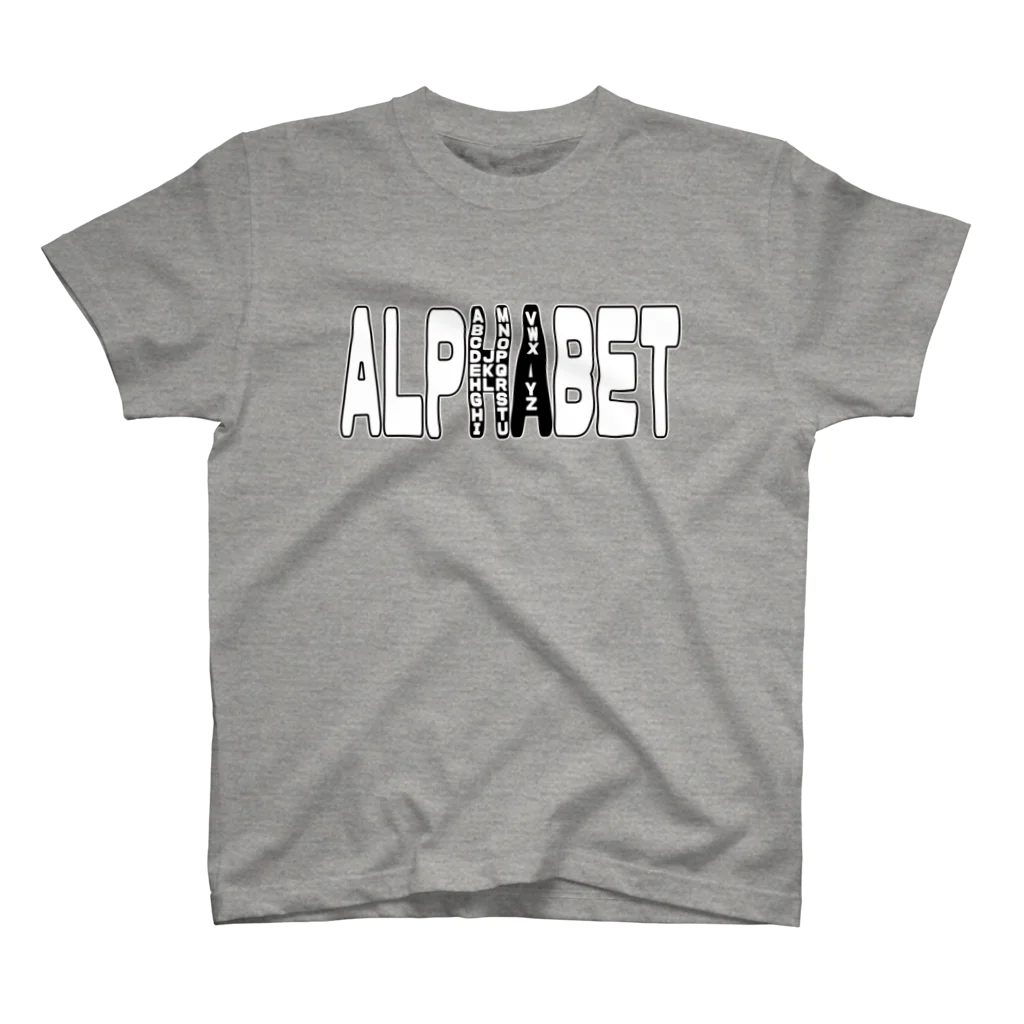 Ａ’ｚｗｏｒｋＳのALPHABET(英字＋１シリーズ) Regular Fit T-Shirt