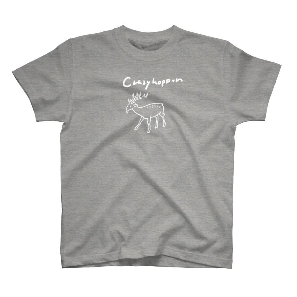 CRAZYHOPPERのCRAZYHOPPER　鹿 スタンダードTシャツ