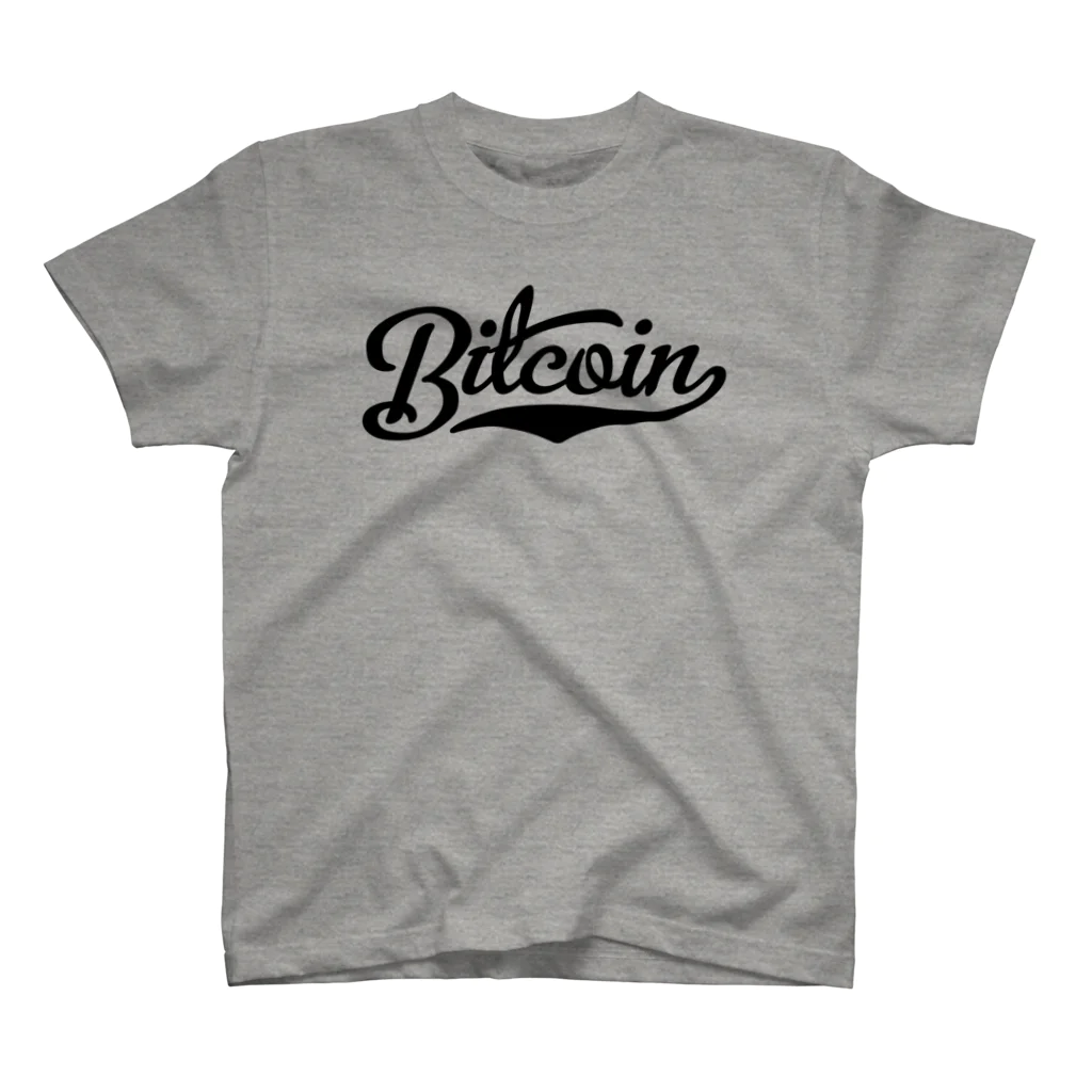 TROPiCALViBESのbitcoin #1 black font スタンダードTシャツ