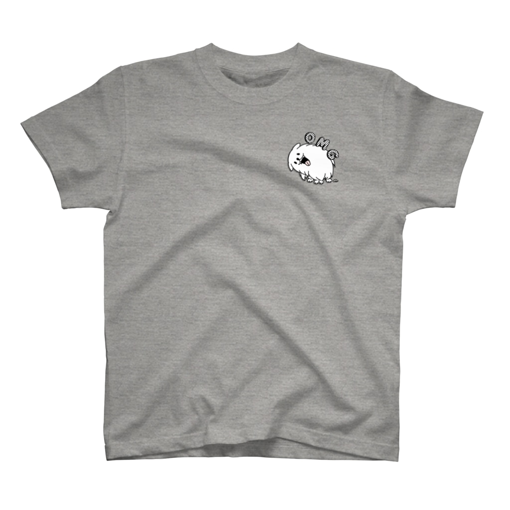 イラスト MONYAAT のワンポイント OMGオーマイガーなポメラニアン Regular Fit T-Shirt