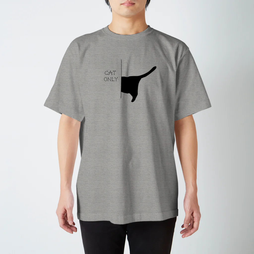 maiko moocsのCAT ONLY 黒猫の日常 スタンダードTシャツ