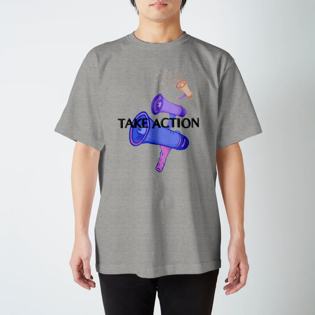 ra:commのTAKE ACTION スタンダードTシャツ