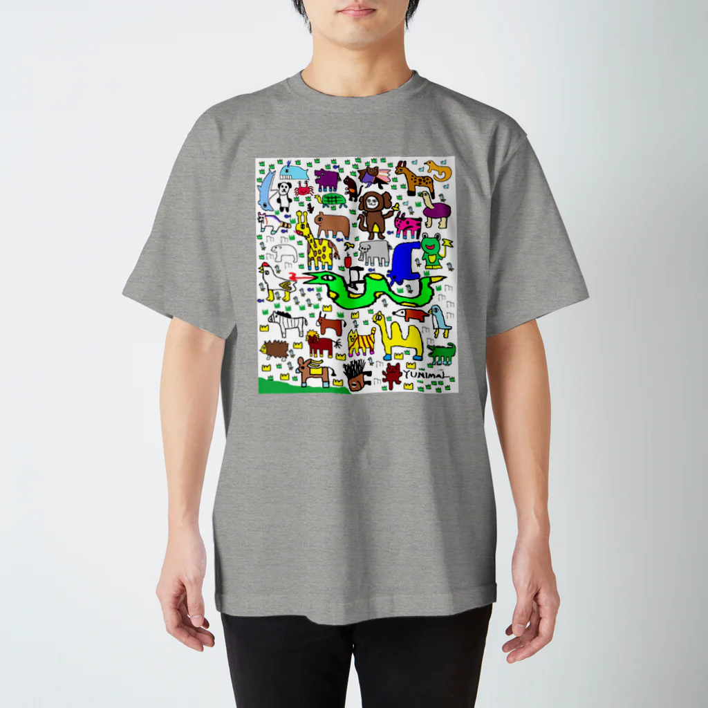 yunimalのyunimal's ZOO Regular Fit T-Shirt