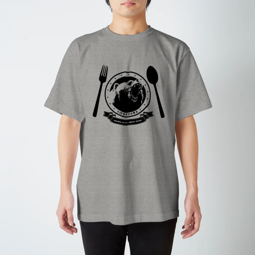 kinkuma2015の金熊食堂3周年グッズ スタンダードTシャツ