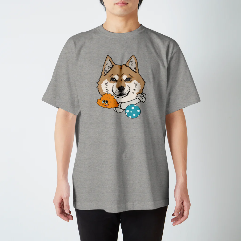 ヤマノナガメの犬と宝物 スタンダードTシャツ