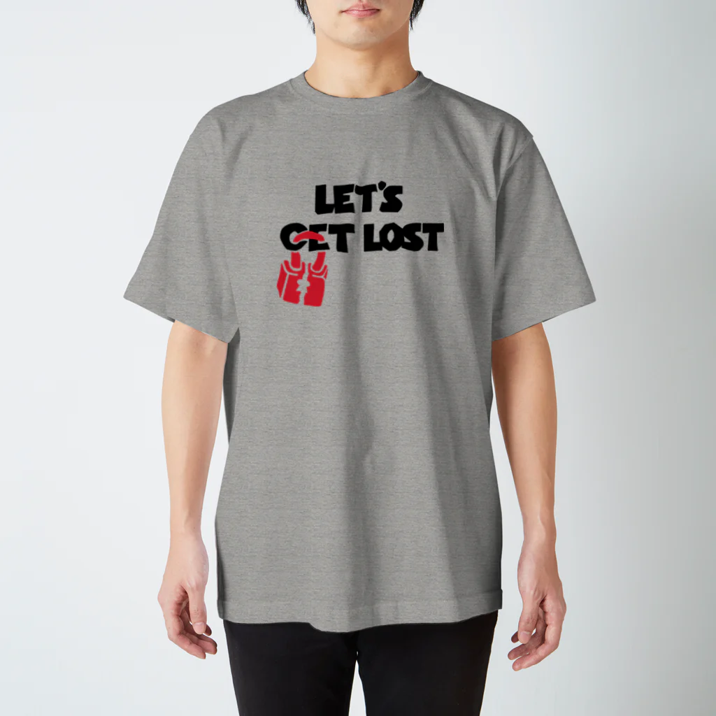 R.MuttのLet's Get Lost スタンダードTシャツ