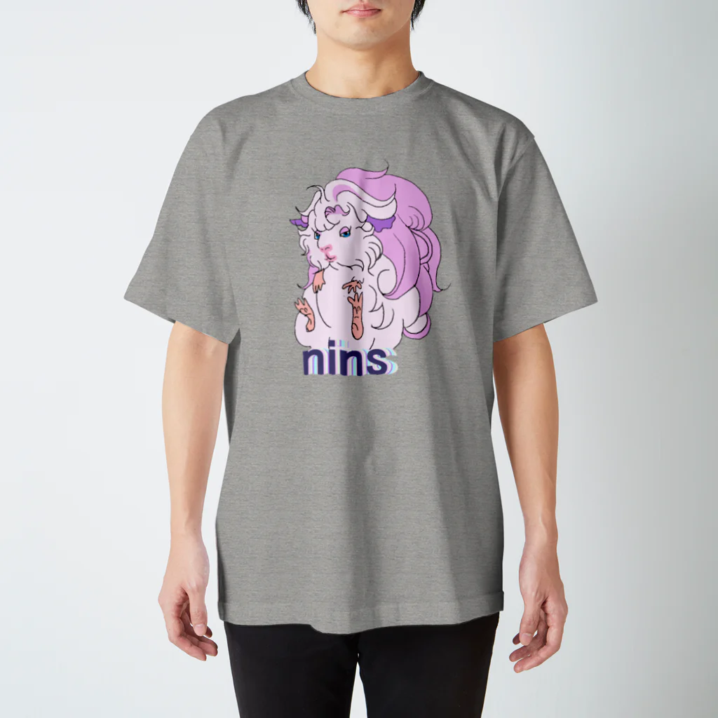 nins・にんずのguinea pig princesses スタンダードTシャツ