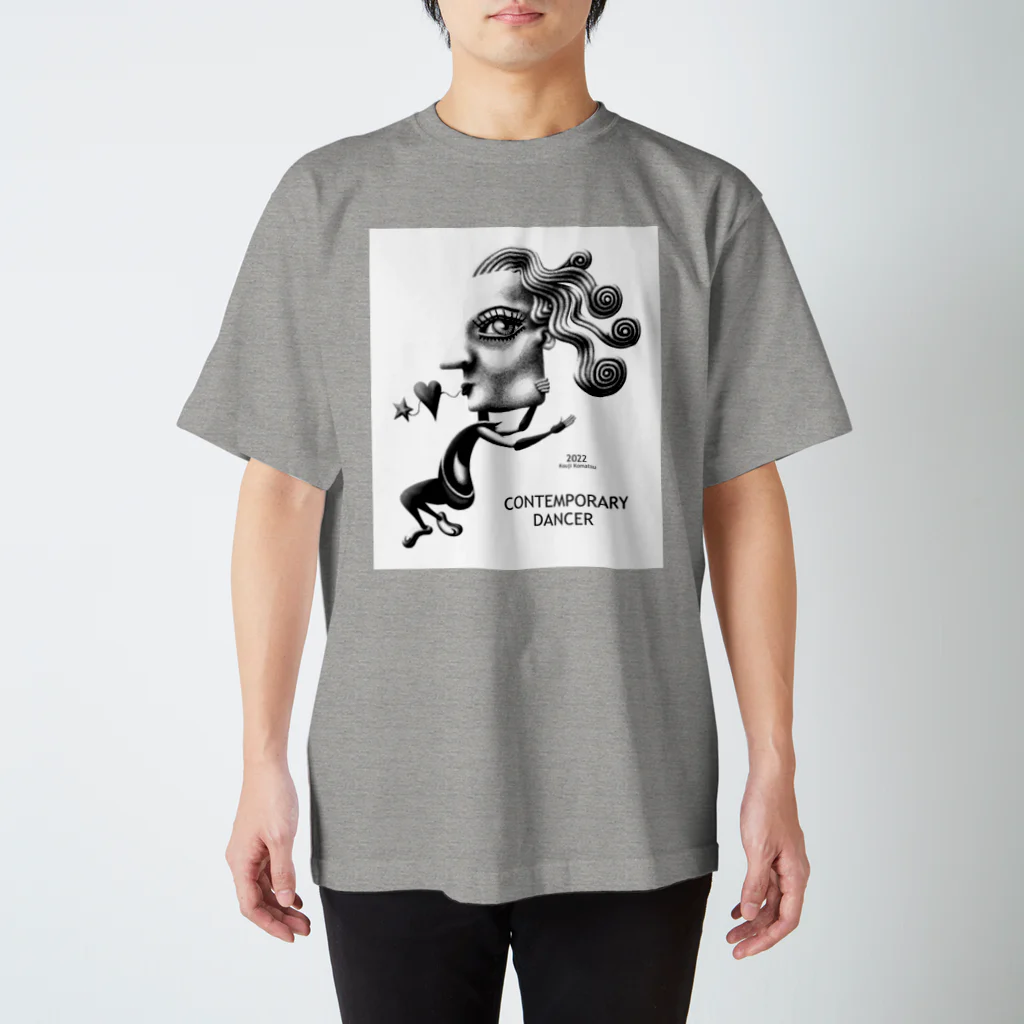 kouji-komatsuのコンテンポラリーなダンサー-w スタンダードTシャツ