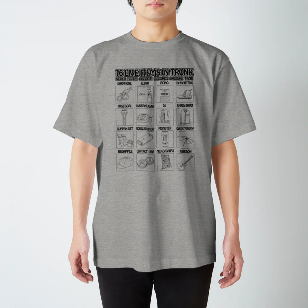 谷井大介のブティック・ザ・バッファローの16 LIVE ITEMS Tシャツ スタンダードTシャツ