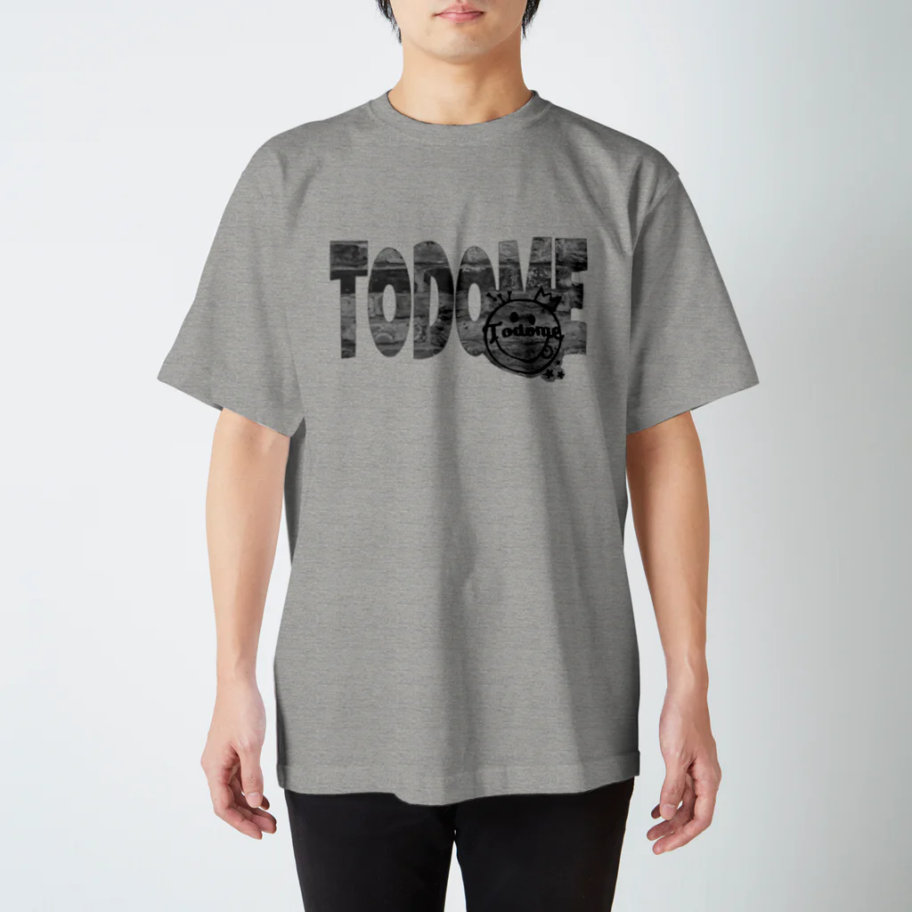TODOMEのTODOMEネーム(Gray) Regular Fit T-Shirt