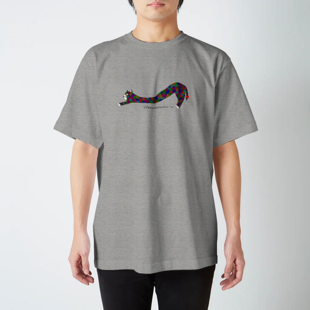 A-YANの猫伸びてる-YAN Regular Fit T-Shirt