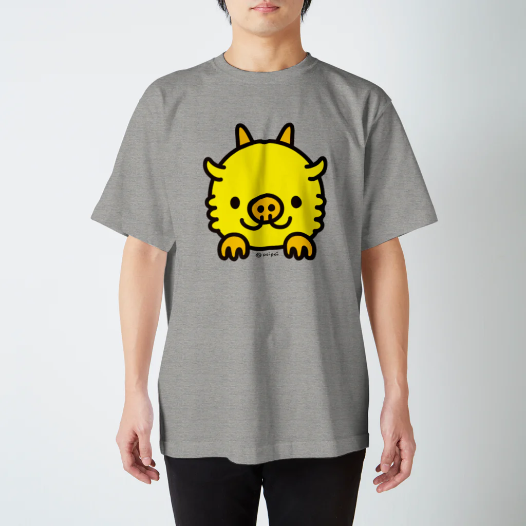 モチポイショップのうまれたてのちびりゅーあっぷ スタンダードTシャツ