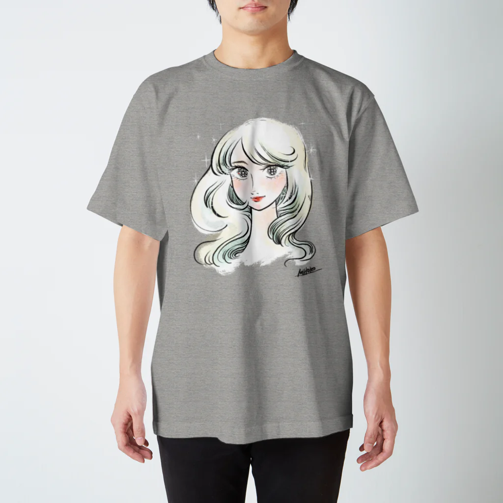 きらきら がーるずの清楚系な Regular Fit T-Shirt