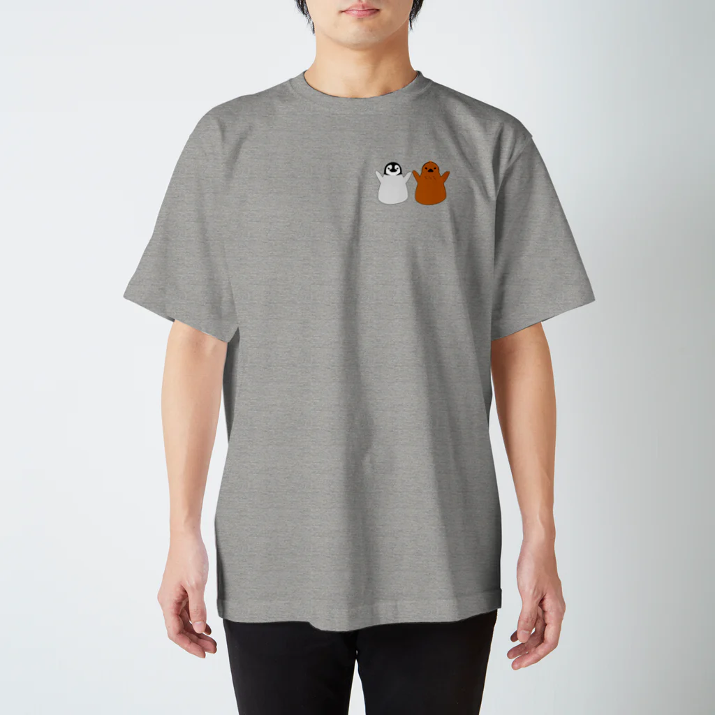 PGcafe-ペンギンカフェ-のワンポイントペンギンＴシャツ Regular Fit T-Shirt