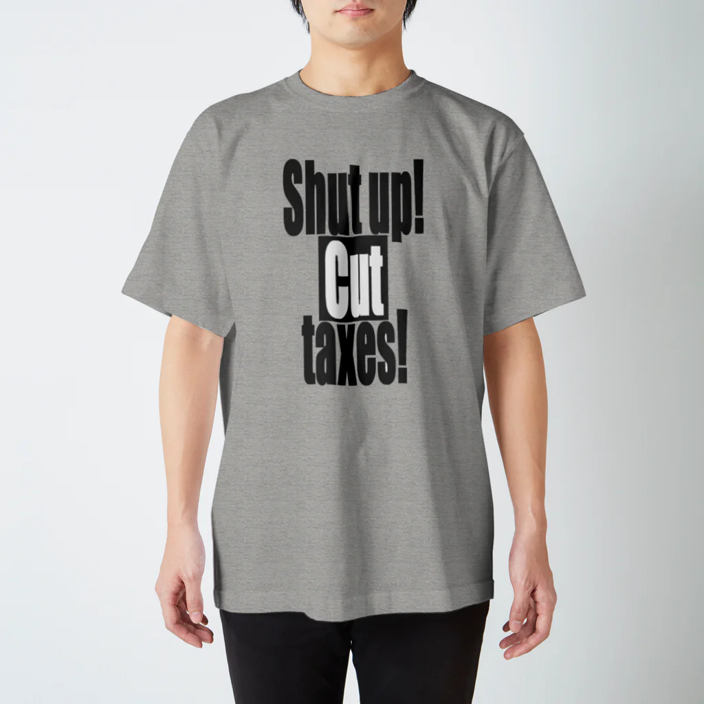 ごちゃげん屋：七篠ひとり支店の全ての減税に賛成 Regular Fit T-Shirt