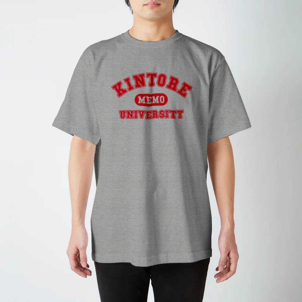 筋トレＭEMOの筋トレMemo　カレッジ風Tシャツ Regular Fit T-Shirt