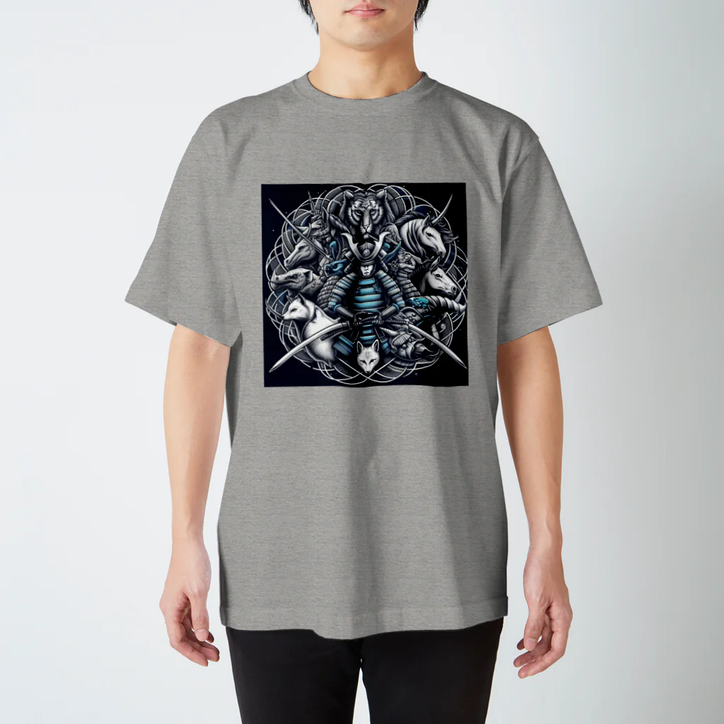 bycatの侍大将とshinobi達 スタンダードTシャツ