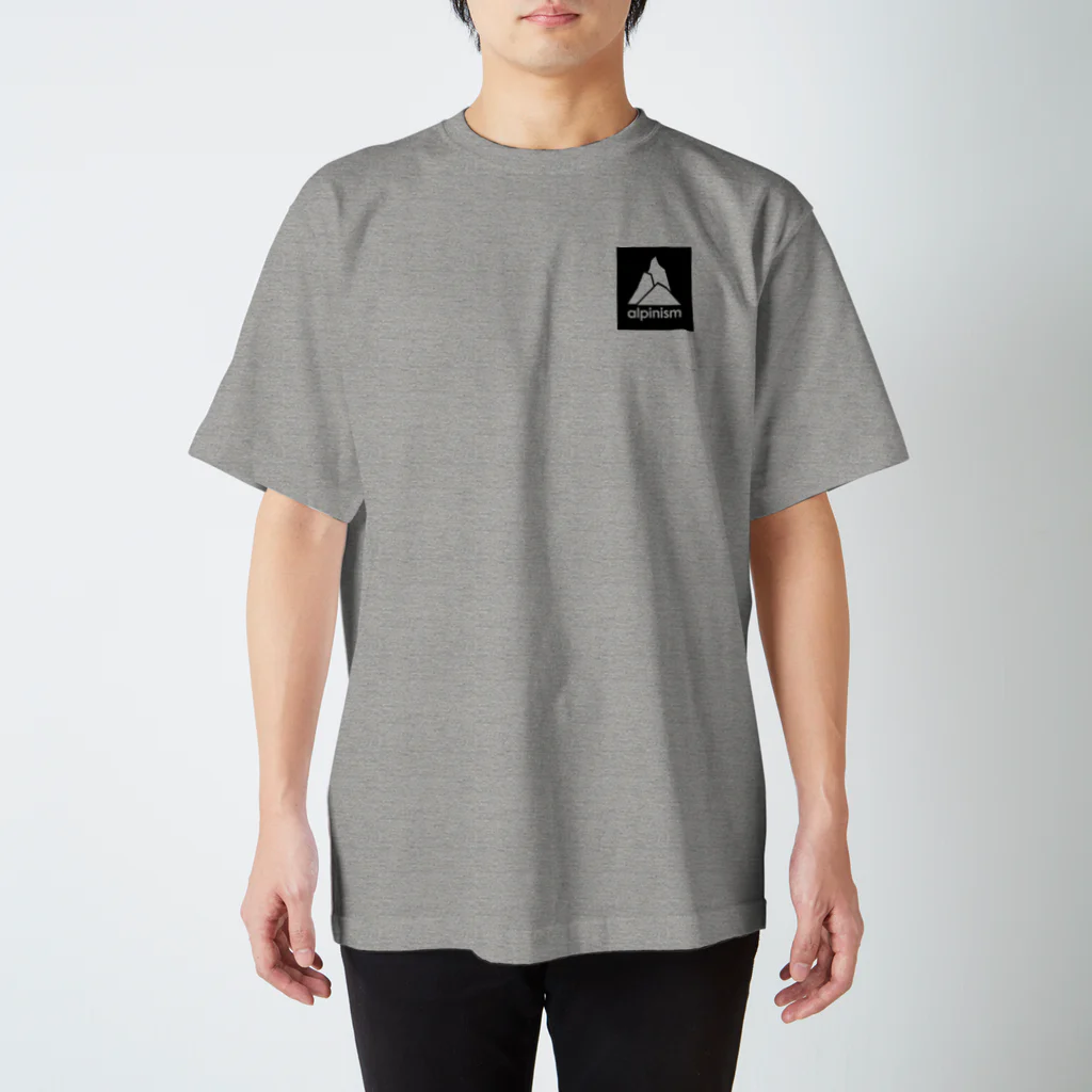 loveapplefactoryのroad to peaks box logo [BLACK] Regular Fit T-Shirt